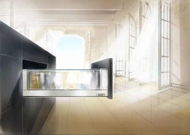 Graphic design of cupboard