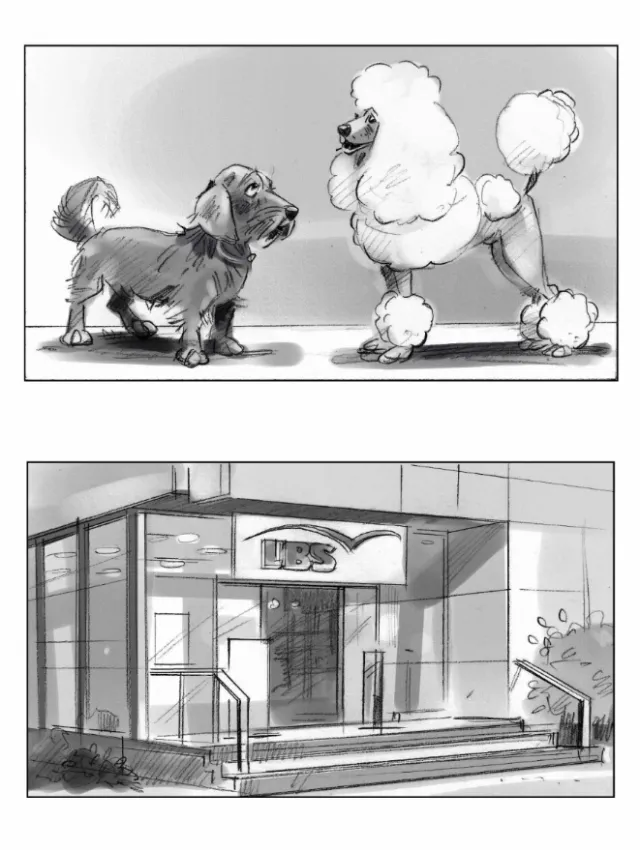 Black and white illustration of ibs bank