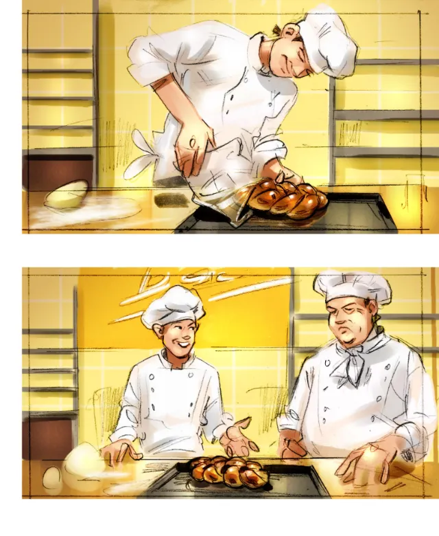 Illustration of chef