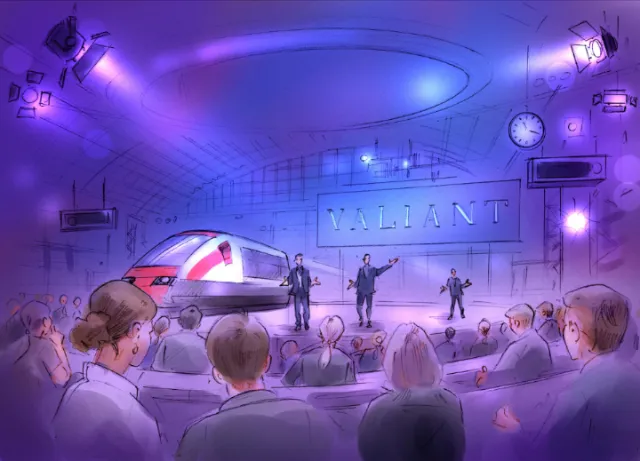 Conceptual illustration of explanation of metro