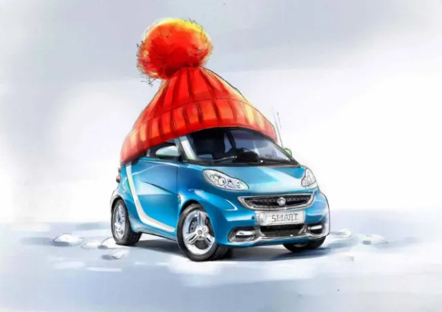 Digital painting of smart nano car