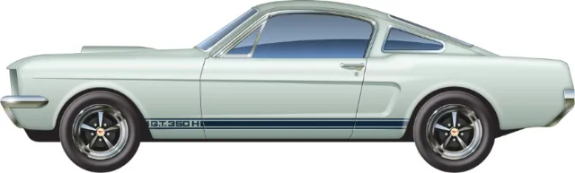 Illustration of Ford mustang