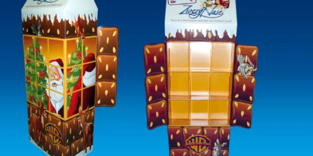 3D puzzle cube with Santa Claus and Christmas designs by Carsten Mell