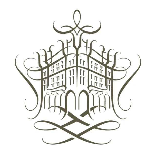 Fragrance house Line art logo
