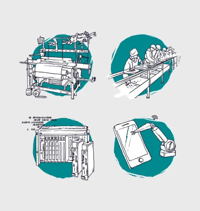 Technical graphic icons