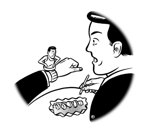 Line man with watch robo