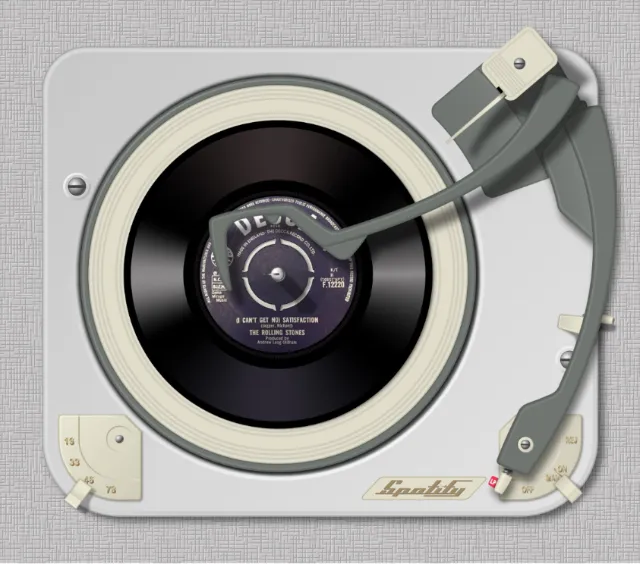 Vintage Turntable vinyl record