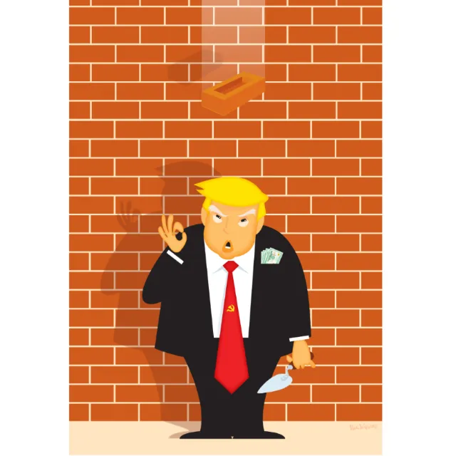 Digital Illustration poltical sarcasm
