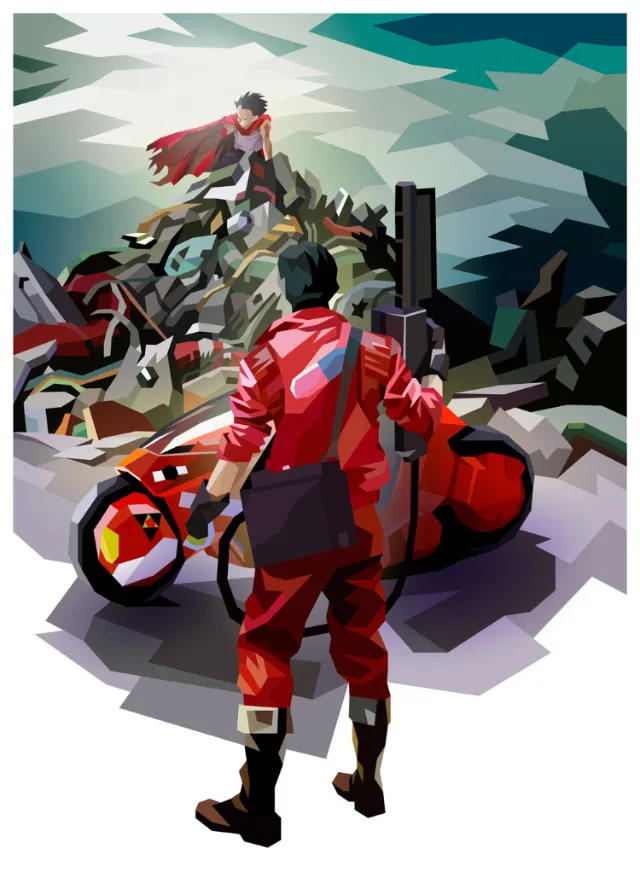 Graphic Tribute to 'Akira' (1988).