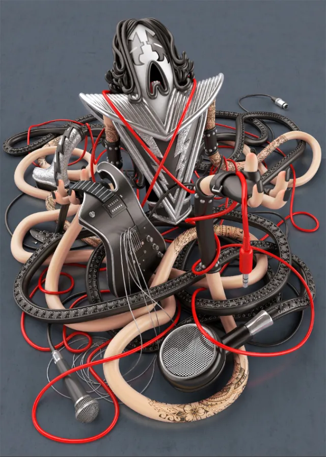 3d music instruments