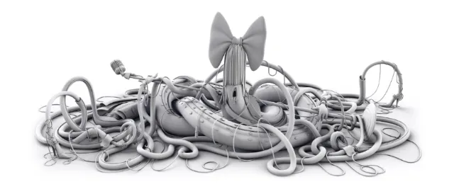 3d music grey