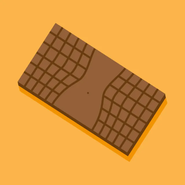 Vector art of chocolate