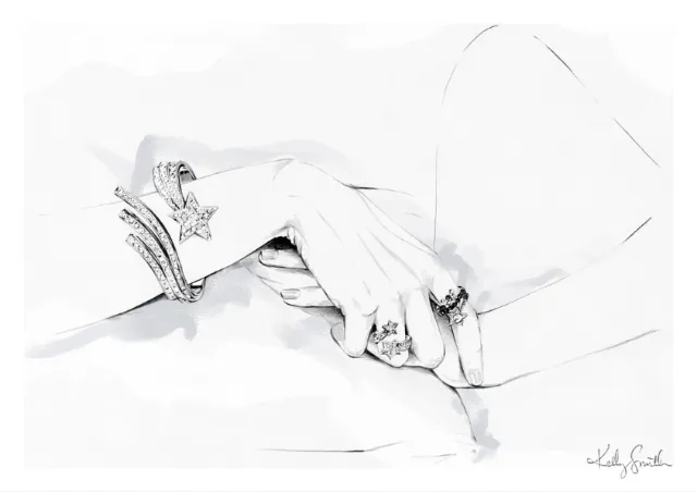 Personal work based on Chanel's Comète collection