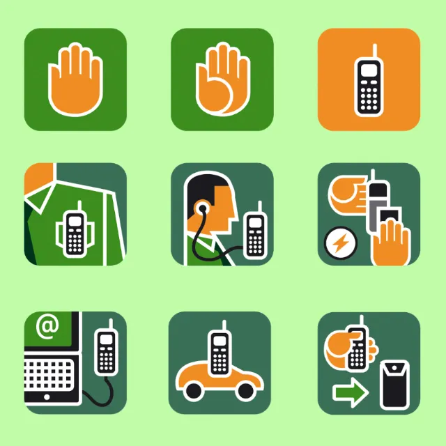 Mobile Using vector illustration