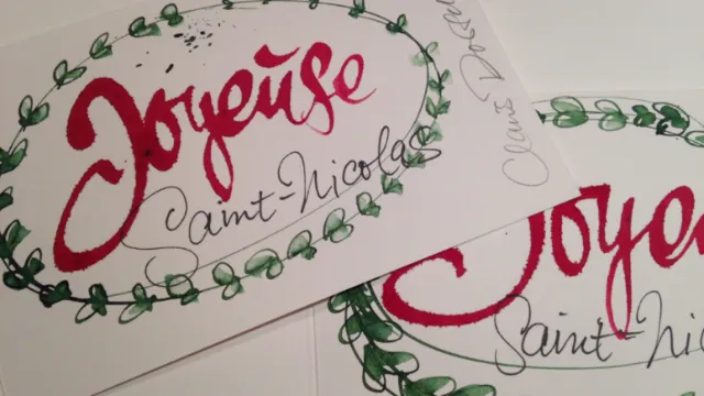 Calligraphy joyeuse

