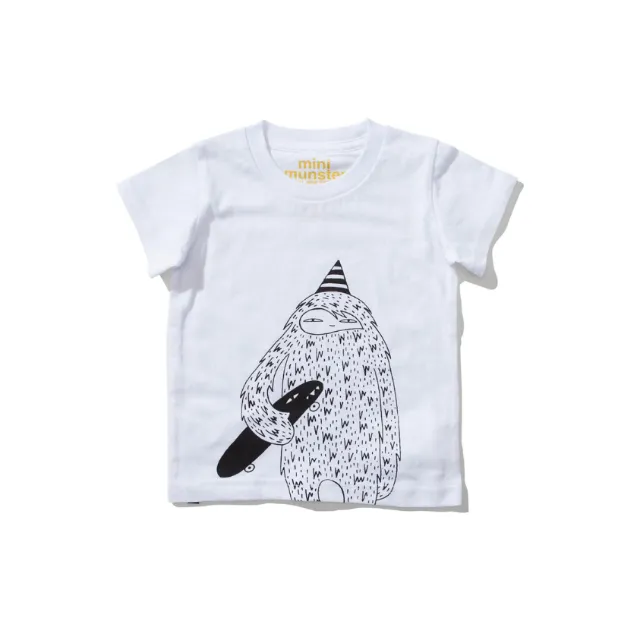 Black & White monster on tshirt