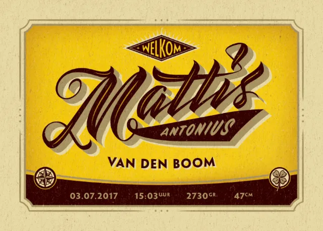 Mattis Antonius poster card design