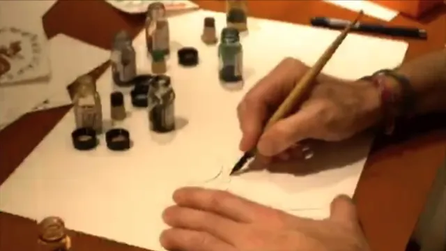 Hand drawn oil painting art