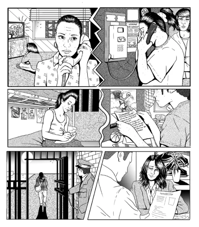 DOPE Magazine's comic illustration