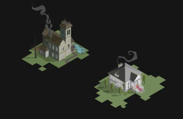 House Graphic illustration