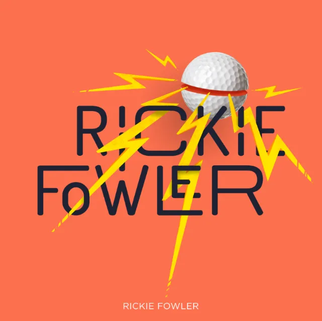 Rickie Fowler Golf graphic illustration