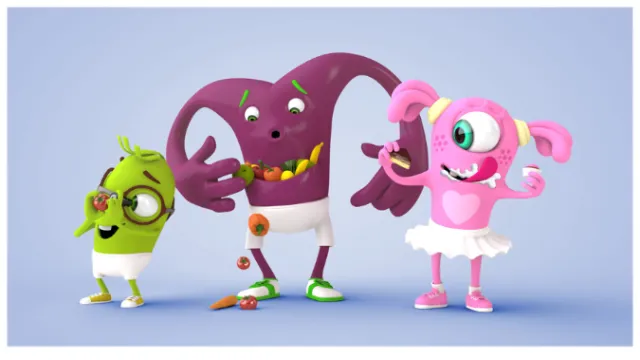 3d alien characters