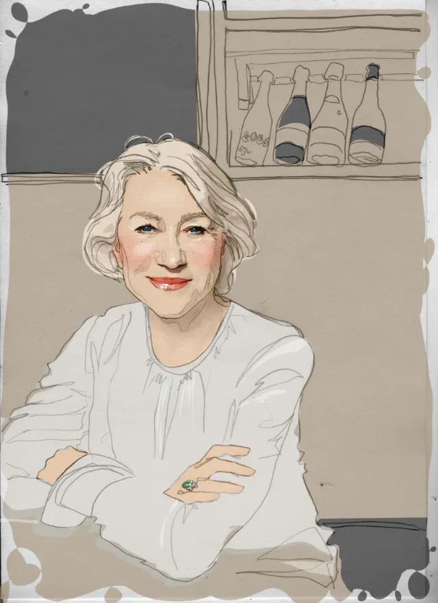 Digital portrait of old women