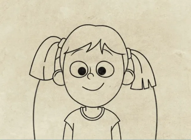 An animated short story of Ruby's Story AdoptionPlus
