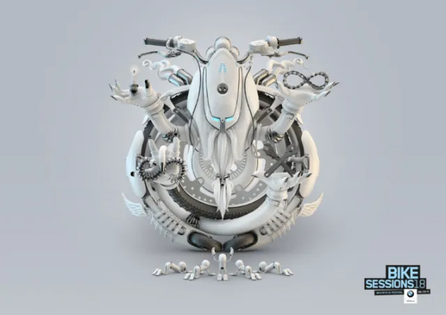 3d mechanical bike