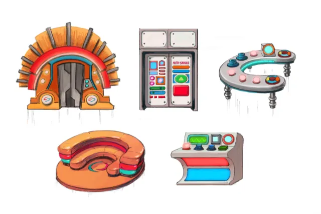 Graphic games icons