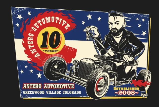 Advertising illustration of antero Automotive