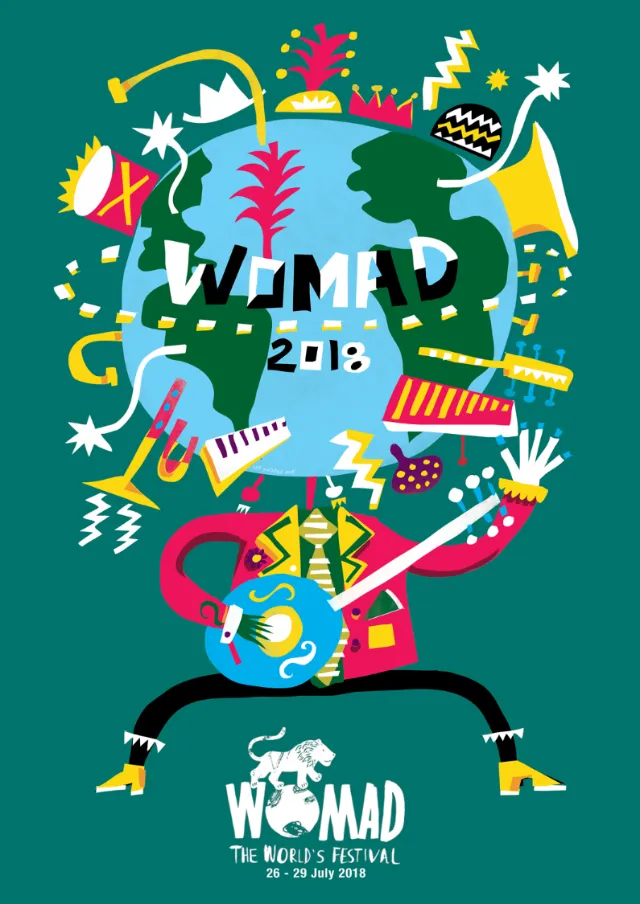 WOMAD festival T-Shirt artwork