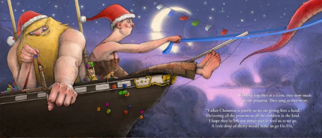 Oliver Rigby fantasy poster The Birsol Giants