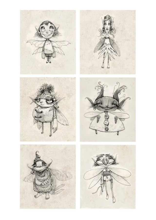 Character Design of Unusual Fairy