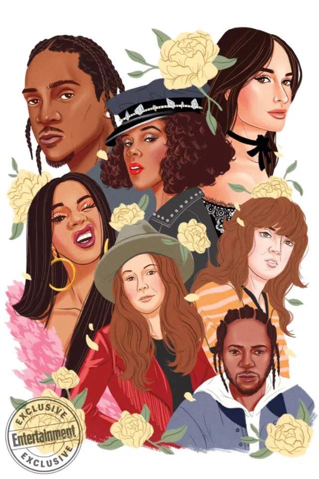 illustration of cover magzine Entertainment Only 