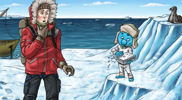 A Man Wearing winter Jacket in Iceland 