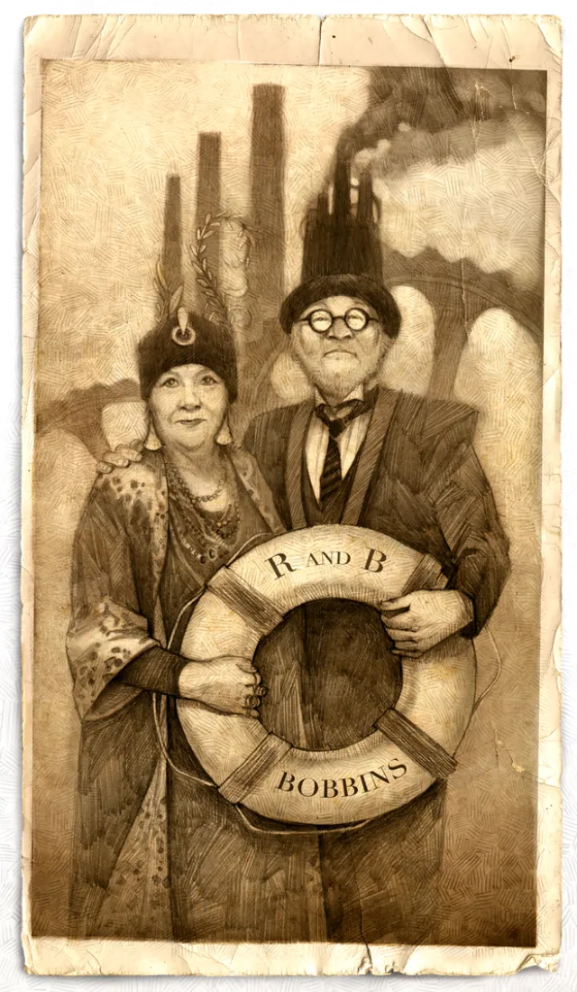 Portrait R and B Bobbins
