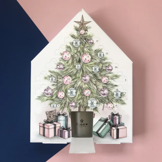 Christmas advent calendar tree