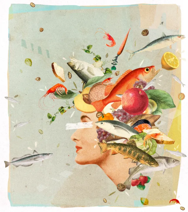 Healthy women illustration for women's health magazine 
