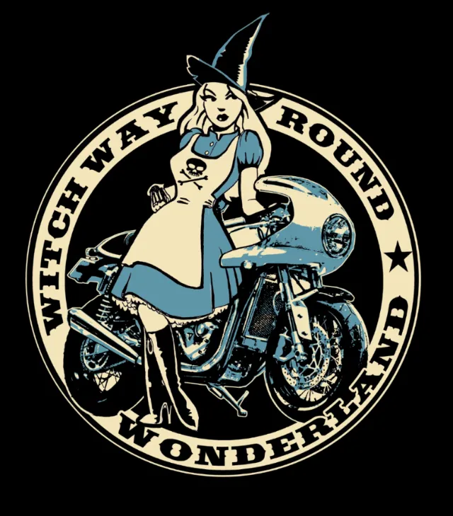 Wonderland graphic poster design by Vince Ray