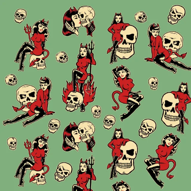 Comic illustration of cat women