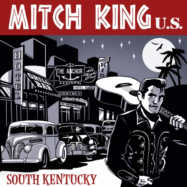Mitch King u.s retro illustration