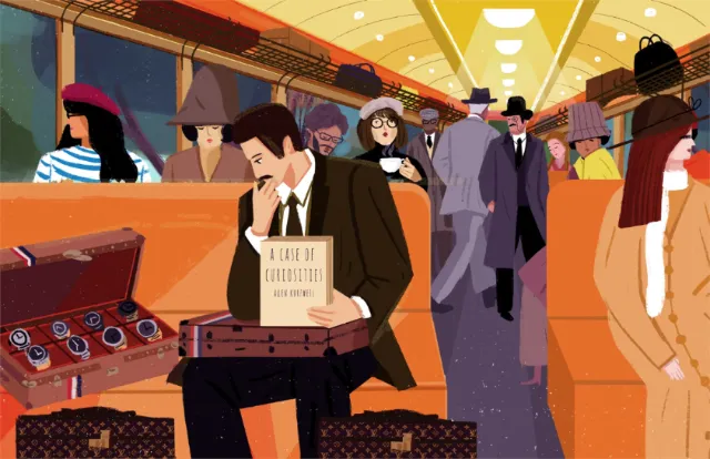 Wold wide traveling editorial illustration