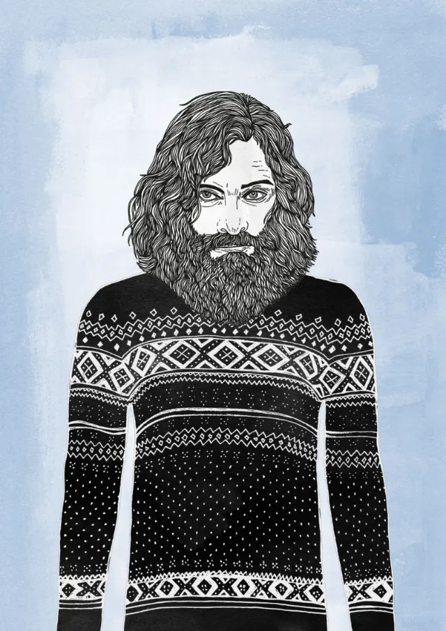 People man with big beard