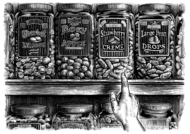 Food & Drink black white dry fruits