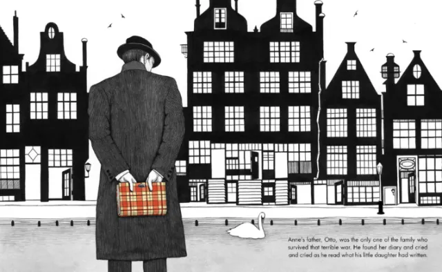 Black & White man standing in front of buildings
