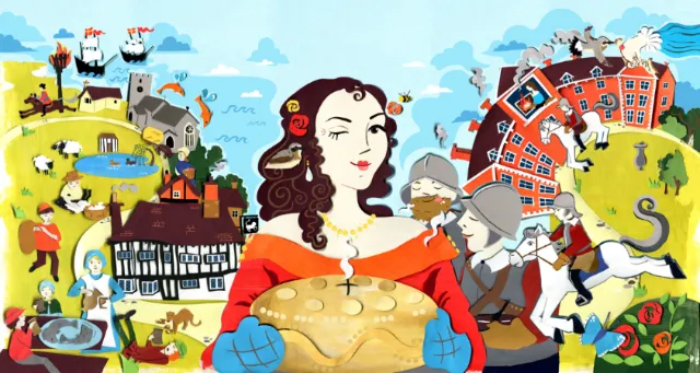 Illustration of Eastbourne in Tudor and Stuart times