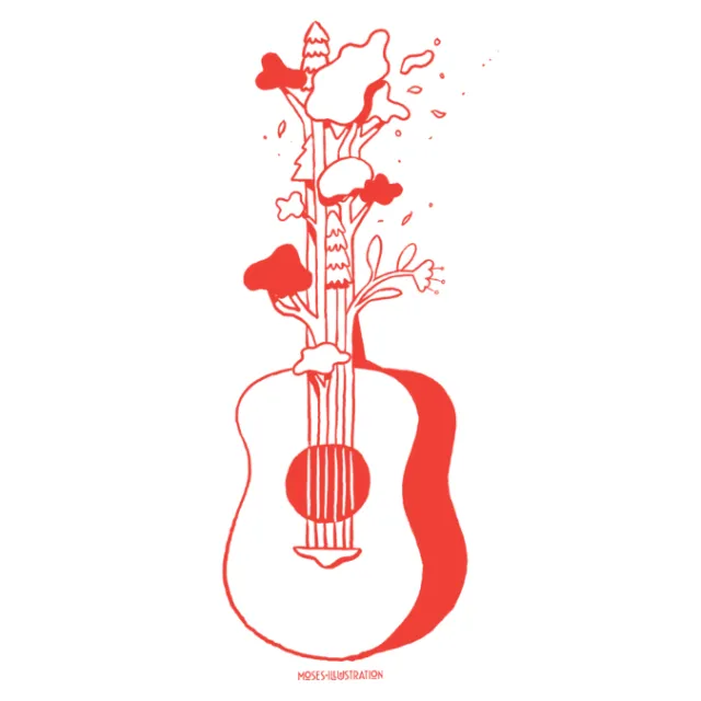 Nature illustration of Guitar
