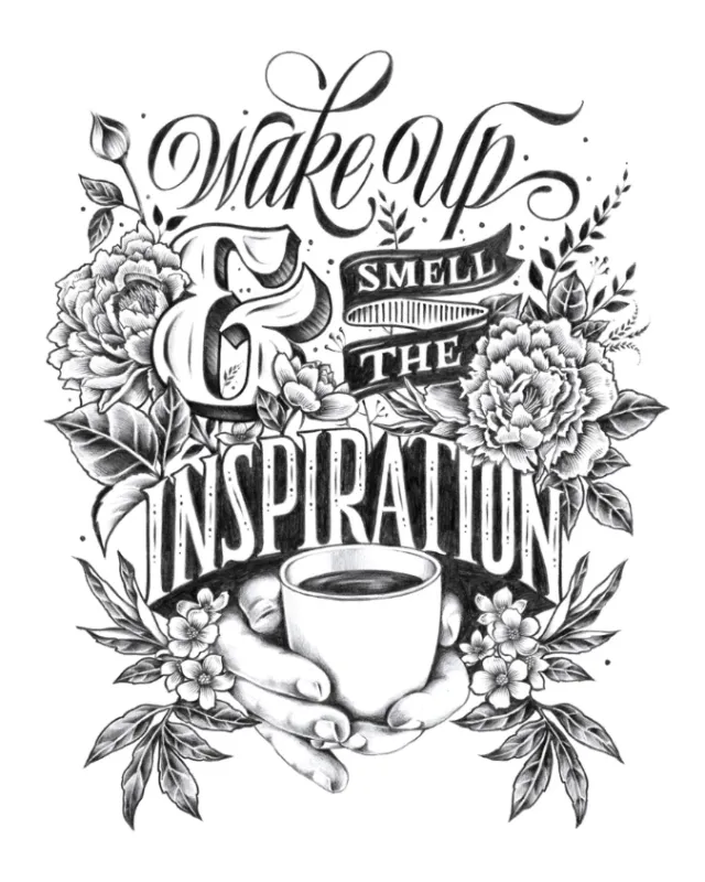 Hand lettered quotes for the daily dose of inspiration