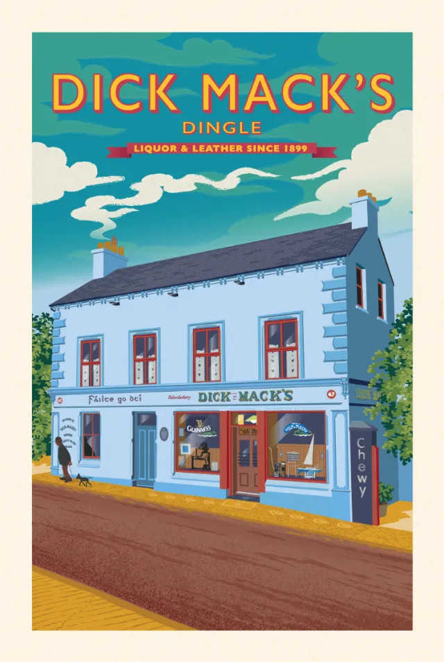 Advertisement for Dick Mack's pub